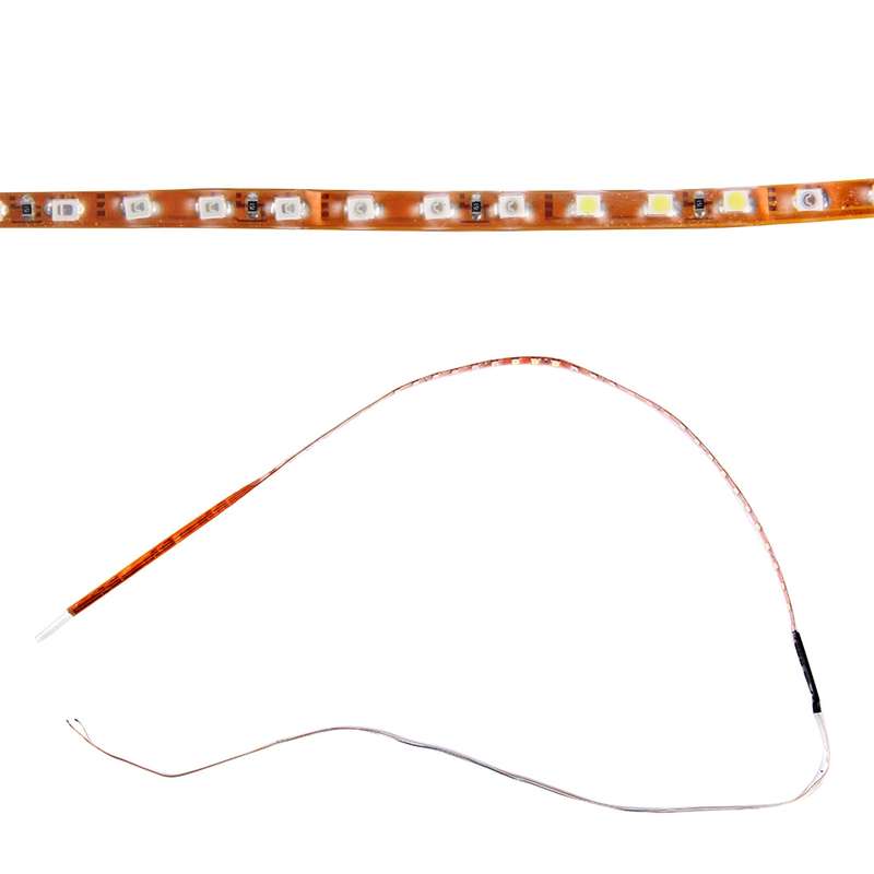 5 PCS Flow Style 45 LED 3528 SMD Waterproof Flexible Car Strip Light for Car Decoration, DC 12V, Len