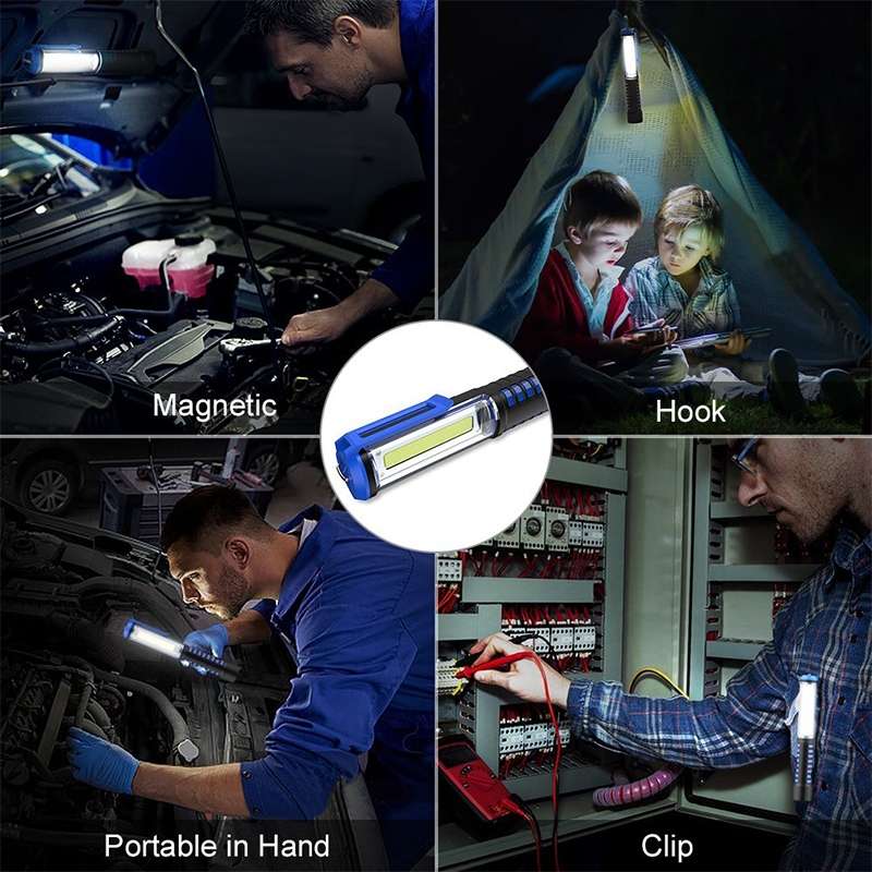 Jtron Car Home Car Work Maintenance Lamp Inspection Maintenance Light Emergency COBLED Charging Lamp