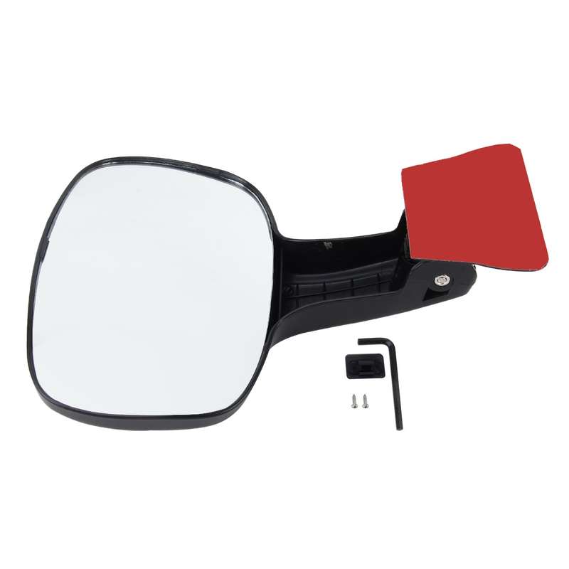 Car Rear Seat Rearview Mirror Back Row Rear View Mirror Children Observed Interior Mirror(Black)