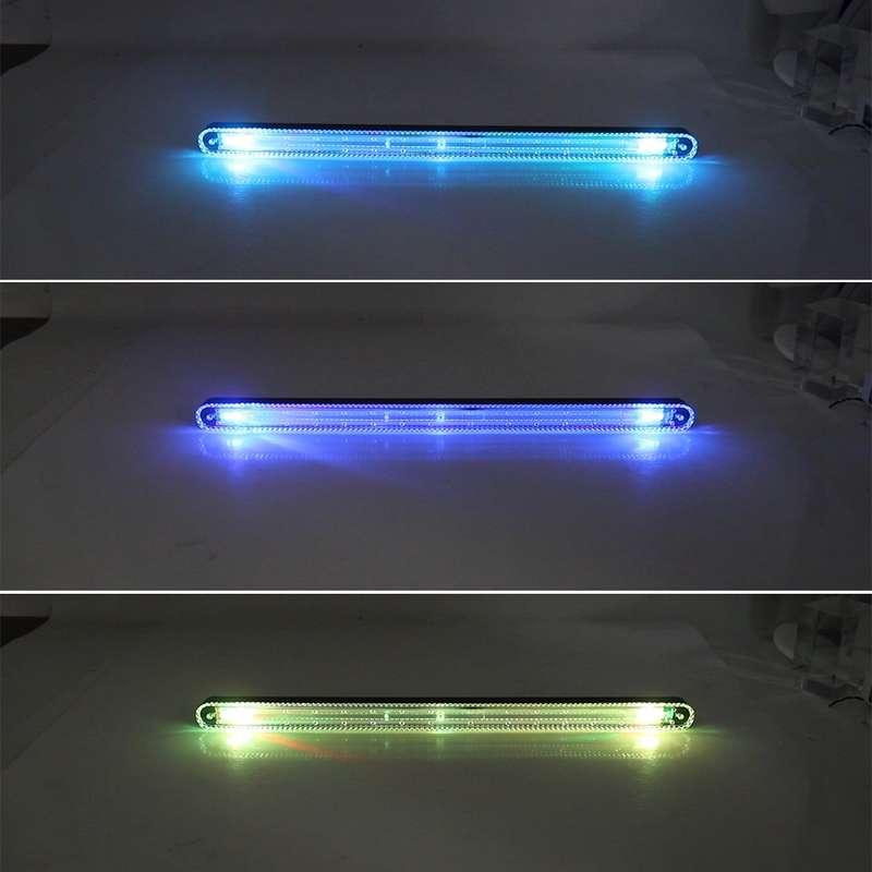 Colorful Lamp Beads Solar Emergency Warning Light Anti Collision Car Truck Van Strobe Light Warning