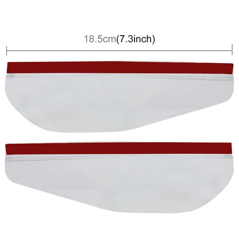 1 Pair Car Rearview Mirror Rain Blades Car Back Mirror Eyebrow Rain Cover Car Rearview Mirror Eyebro