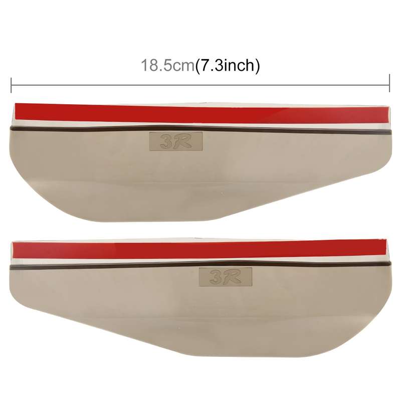 1 Pair Car Rearview Mirror Rain Blades Car Back Mirror Eyebrow Rain Cover Car Rearview Mirror Eyebro