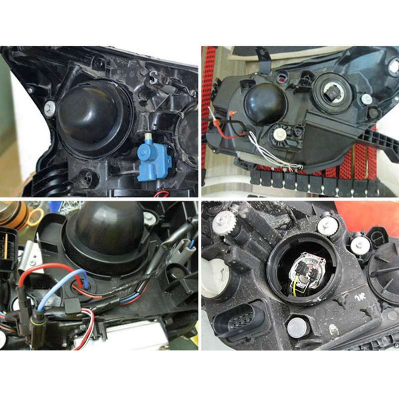2 PCS Universal Car LED Headlight HID Xenon Lamp Silicone Dust Cover Seal Caps LED Headlight Seal Du