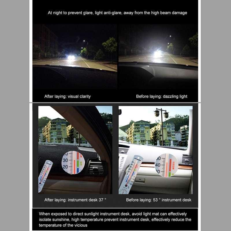 Dark Mat Car Dashboard Cover Car Light Pad Instrument Panel Sunscreen Car Mats for Trumpchi (Please