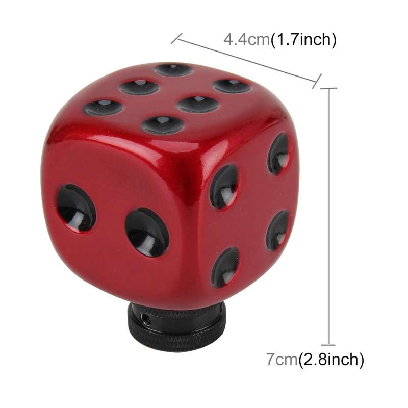 Universal Dice Shape Car Gear Shift Knob Modified Car Gear Shift Knob Auto Transmission Shift Lever