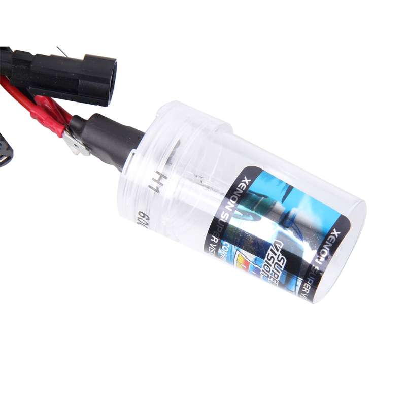 2PCS DC12V 35W H1 2800 LM HID Xenon Light Single Beam Super Vision Waterproof Head Lamp, Color Tempe