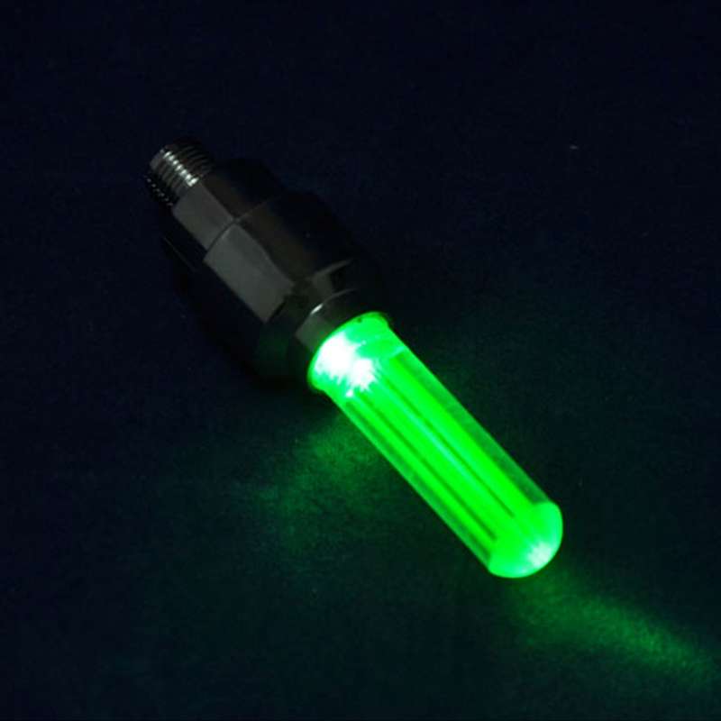 2 PCS Wheel Tyre Lamp With Battery for Car / Motorbike / Bike(Yellow Light)