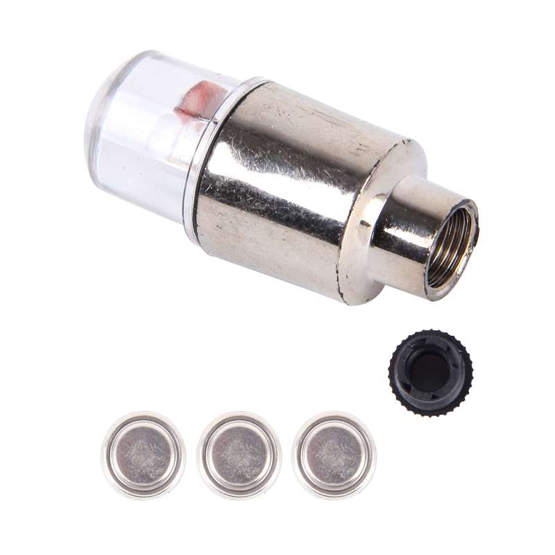 2 PCS Valve Cap Light Wheel Tyre Lamp With Battery for Car / Motorbike / Bike(Blue Light)