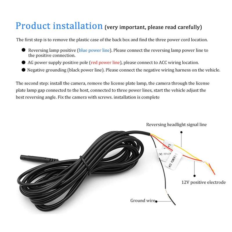 A2157 Car WiFi Reversing Rear View Large Wide-angle Starlight Night Vision Right Blind Spot Camera