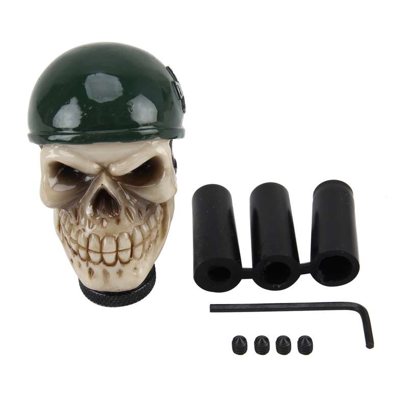 Universal Skull With A Hat Shape Car Gear Shift Knob Modified Car Gear Shift Knob Auto Transmission