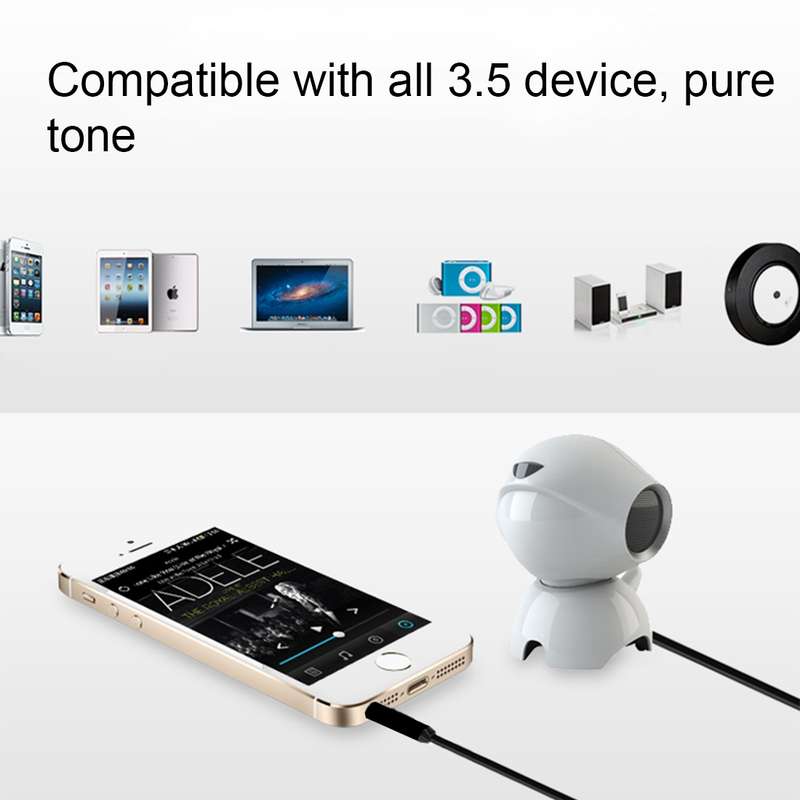 3.5mm Male to USB 2.0 Female Audio Converter Retractable Coiled Cable for Car MP3 Speaker U Disk, Le