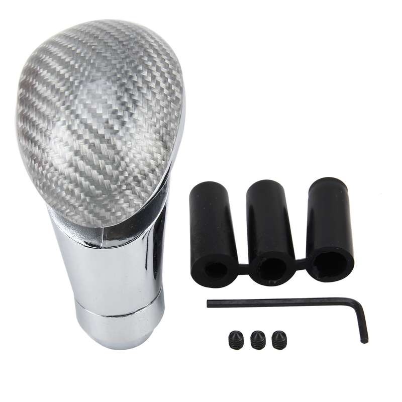 Universal Car Gear Shift Knob Modified Car Gear Shift Knob Auto Transmission Shift Lever Knob Carbon