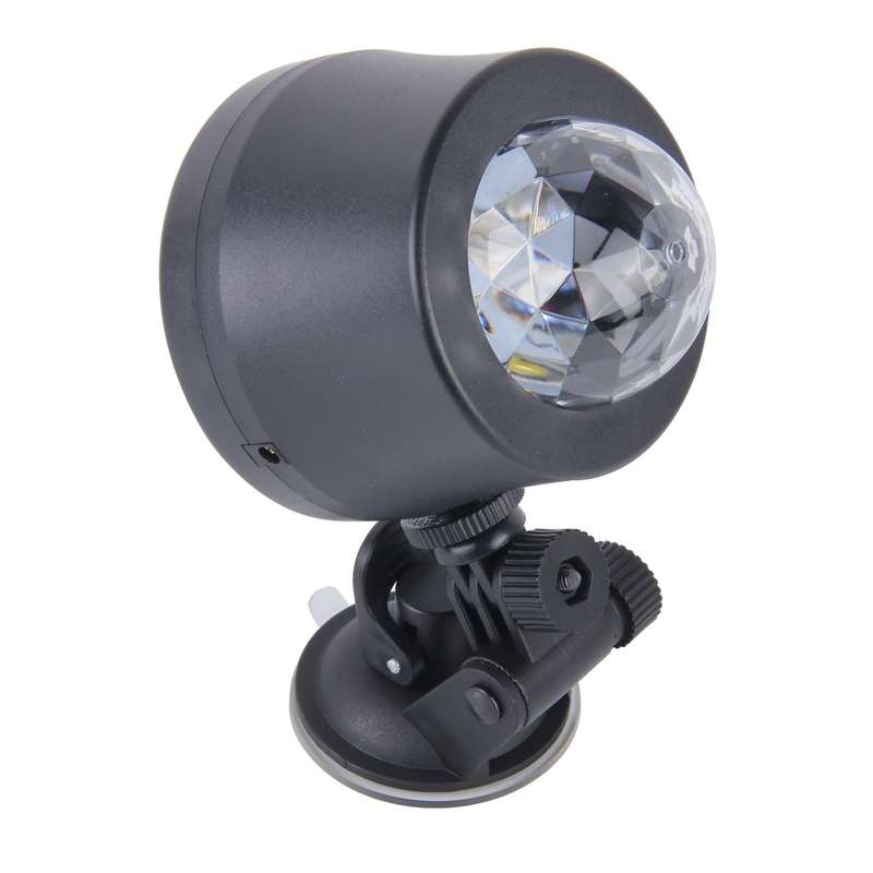 5V 6W Colorful Car Decoration DJ Light Sound Activated Rotating Strobe Effect Atmosphere Light Star