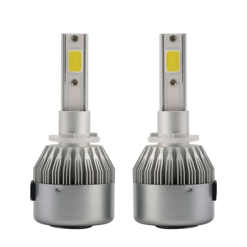 2pcs 880/881 18W 1800LM 6000K Waterproof IP68 Car Auto LED Headlight with 2 COB LED Lamps, DC 9-36V(
