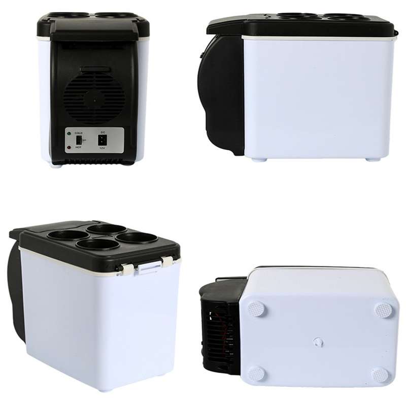 Car Auto 48W Portable Multi-Function Cooling and Warming 6L Low Noise Refrigerator for Car and Home,
