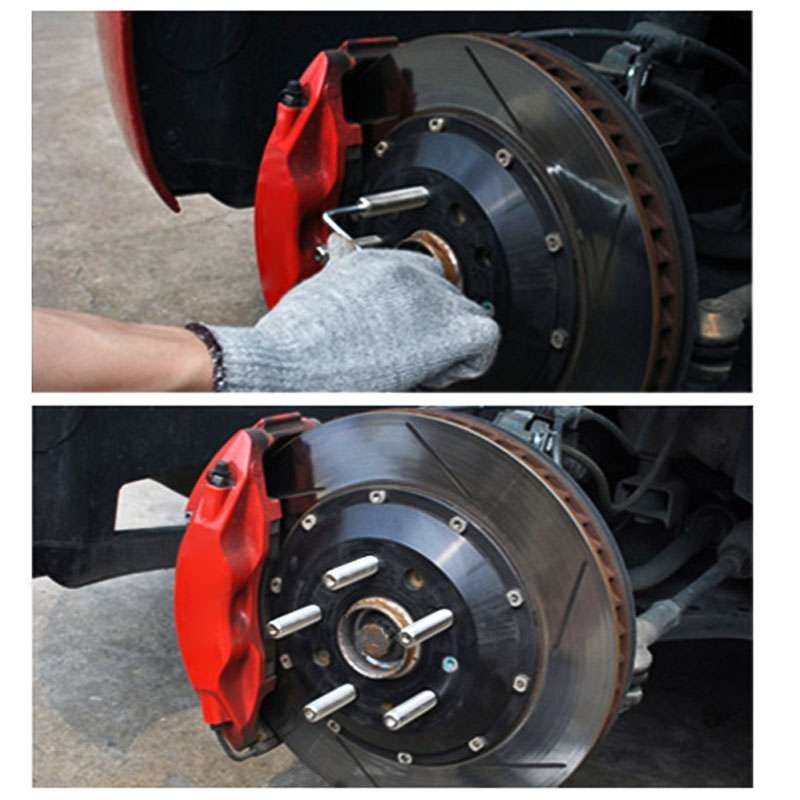 20 PCS 5.8cm Universal Car Modification Extended Wheels Stud Conversion M14x1.25 to M12x1.5 Screw Ad