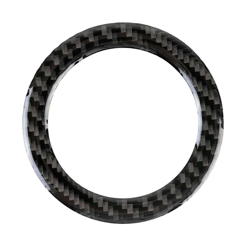 Car Steering Wheel Carbon Fiber Decorative Sticker for Jeep Grand Cherokee 2011-2018