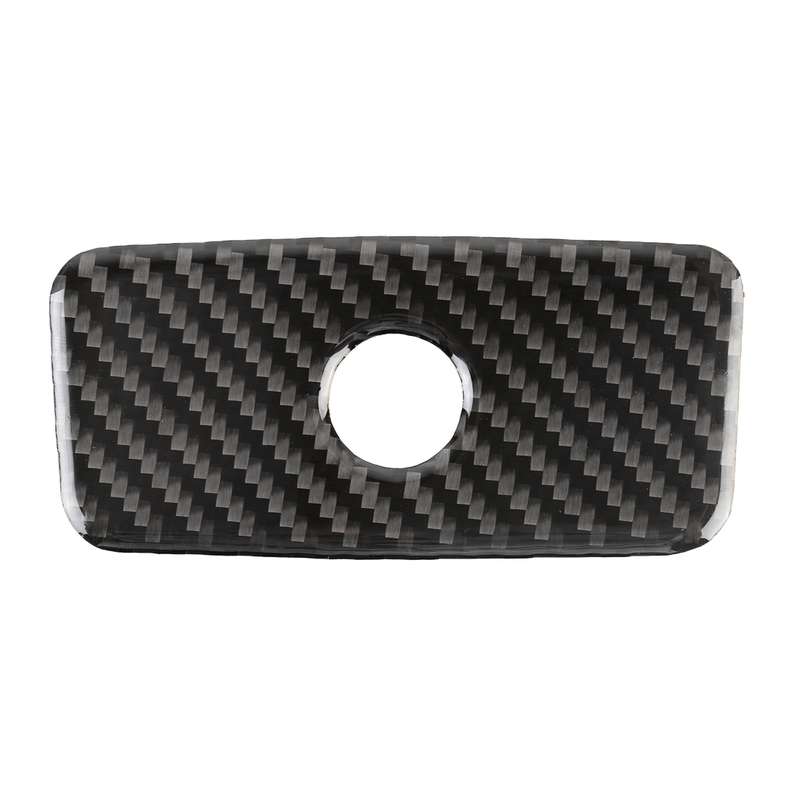 Car Front Passenger Seat Storage Box Carbon Fiber Decorative Sticker for Jeep Grand Cherokee 2011-20