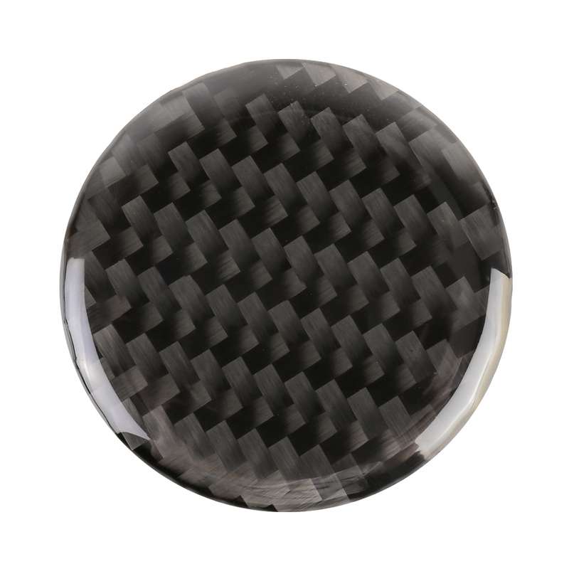 Car Water Cup Rotate Button Panel Carbon Fiber Decorative Sticker for Jeep Grand Cherokee 2014-2018