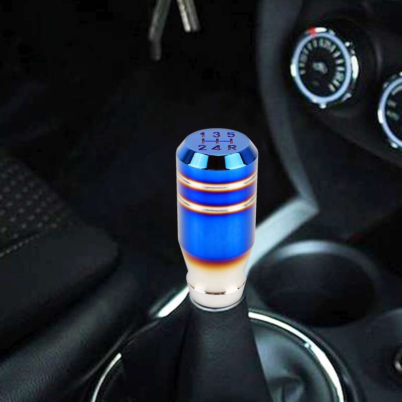 Universal Car Gear Shift Knob Modified Car Gear Shift Knob 5 Speed Manual Auto Transmission Shift Le