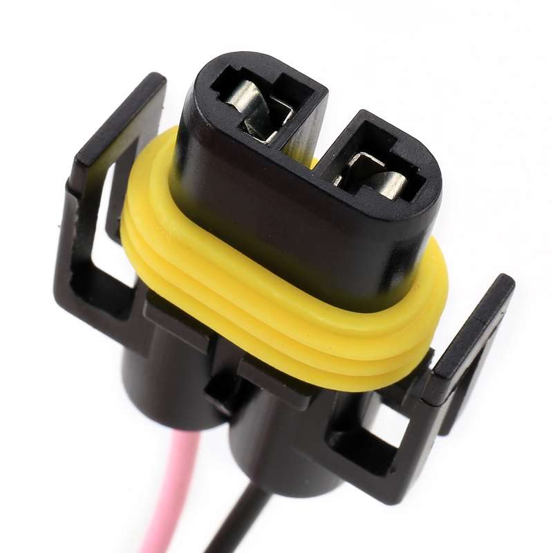 H11 Bulb Holder Base Male Socket with Wire