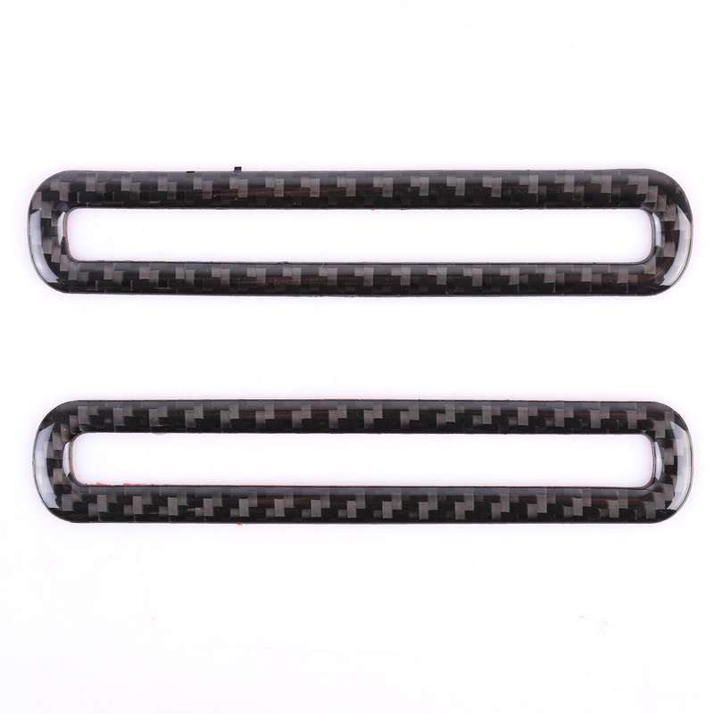 2 PCS Car Door Outlet Decorative Sticker Air Vent Moulding Trim Decorative Strip for Ford Mustang 20