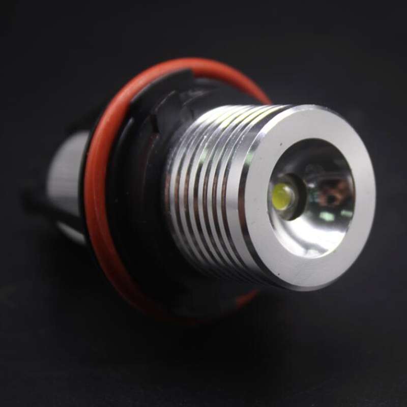 2 PCS DC 12-24V 6W 800LM 6000K LED Angel Eyes Light Bulb for BMW E39/E53/E60/E61/E63/E64/E65/E66/E87
