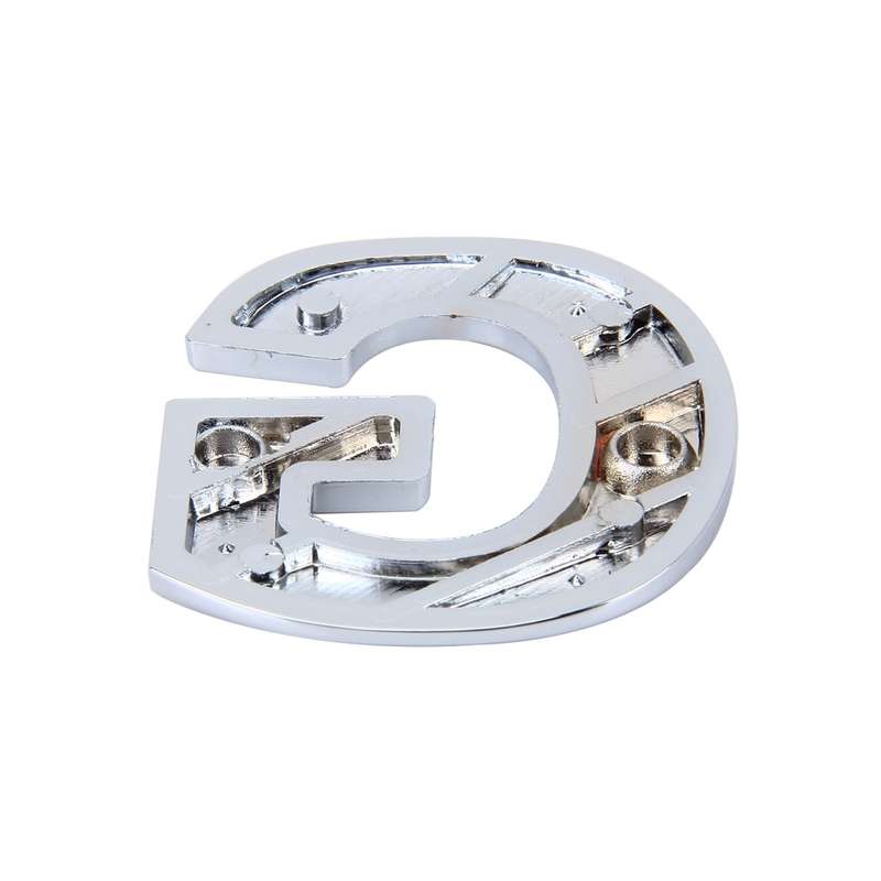 Car Vehicle Badge Emblem 3D English Letter S Self-adhesive Sticker Decal, Size: 4.5*4.5*0.5cm