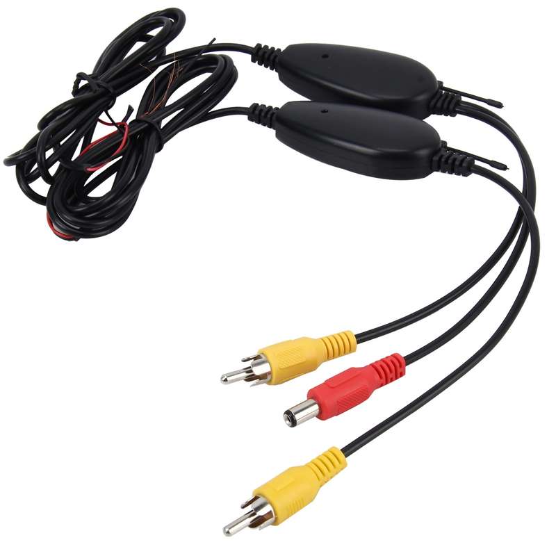 2 PCS 2370MHZ Transmit / Receive Frequency Portable Navigation Wireless Rear View System Wireless Vi