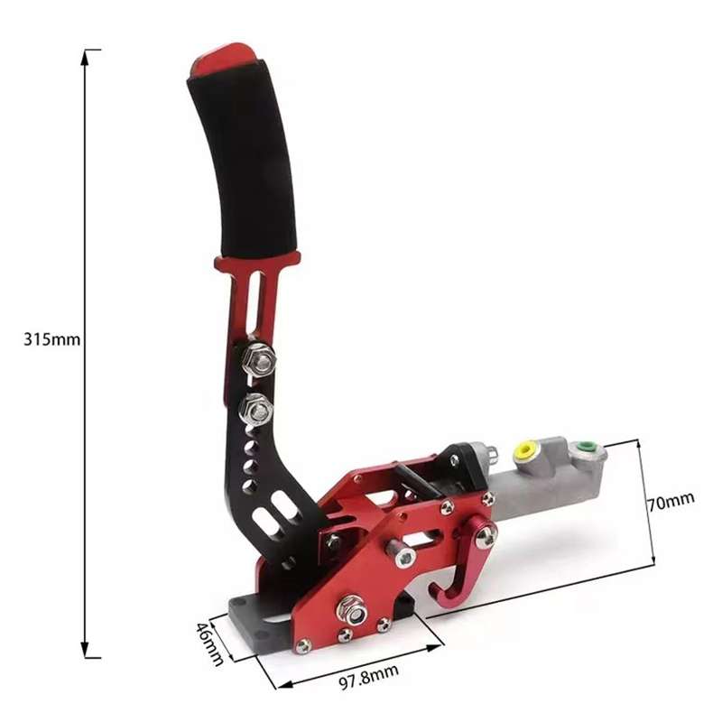 Brake Hydraulic Drift Brake Hand Hydraulic Drift Drive Brake Drift Racing Car Modification(Black)