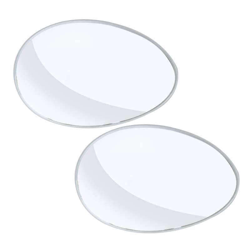 3R-055 2 PCS Car Truck Oval Blind Spot Rear View Wide Angle Mirror Blind Spot Mirror 360 Degree Adju