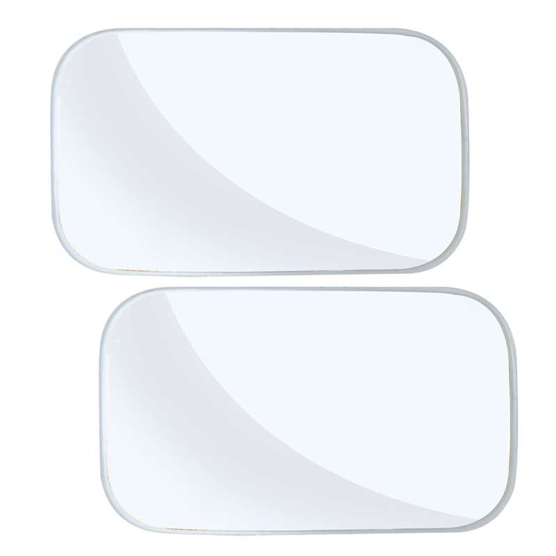 3R-054 2 PCS Car Truck Square Blind Spot Rear View Wide Angle Mirror Blind Spot Mirror 360 Degree Ad