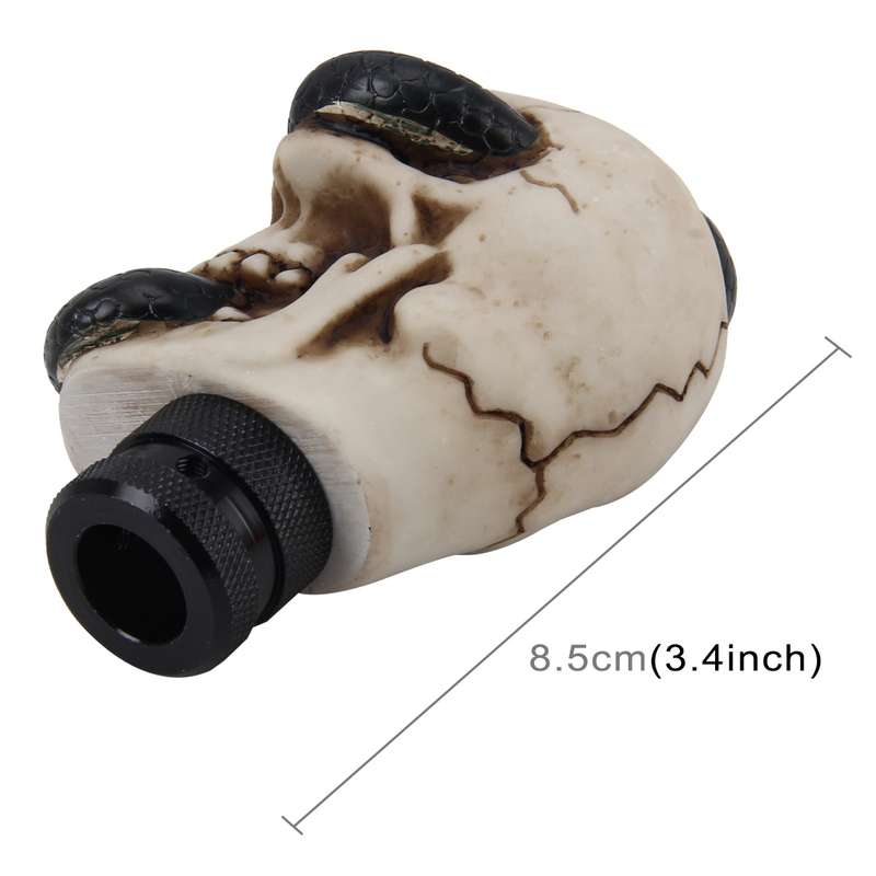 Universal Skull with a Snake Shape Car Gear Shift Knob Modified Car Gear Shift Knob Auto Transmissio
