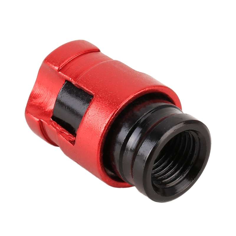 4 PCS Valve Shape Gas Cap Mouthpiece Cover Tire Cap Car Tire Valve Caps(Red)