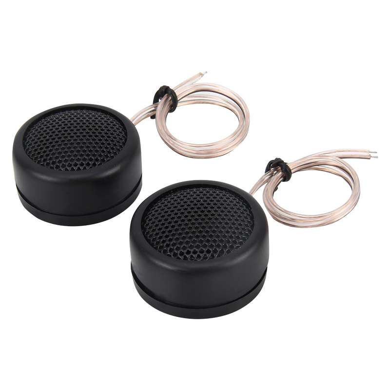 2 PCS 4 Mounting Options High Efficiency Dome Tweeter Mini Car Speaker Dome Tweeter Audio Auto Sound