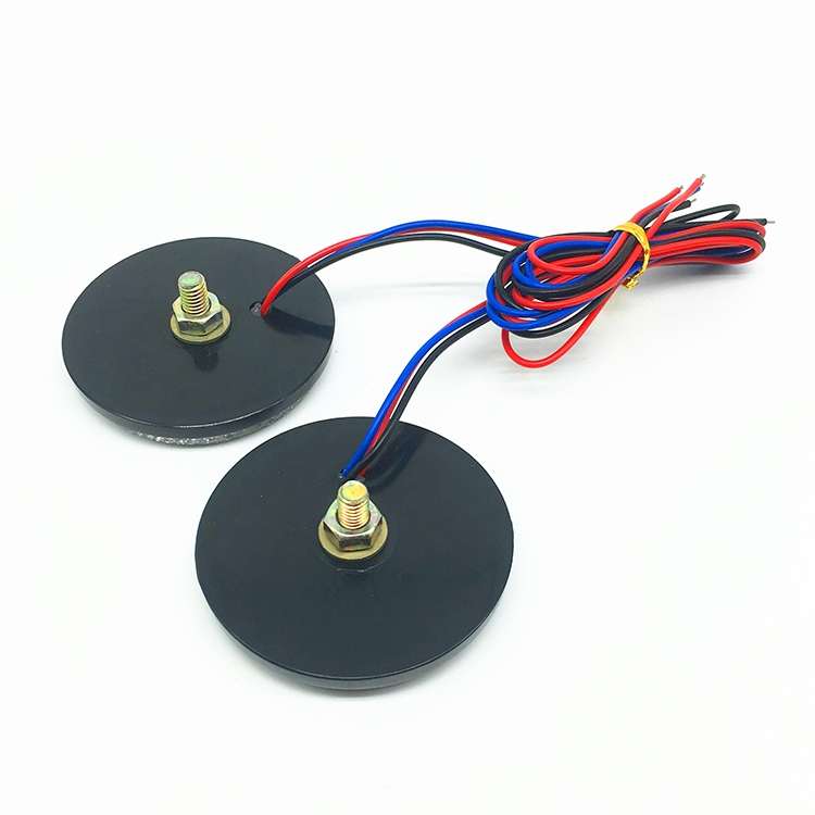 2 PCS Motorcycle Trailer Truck DC 12-15V Wired 24-LED Indicator Lamp Reflector Round Marker Tail Lig