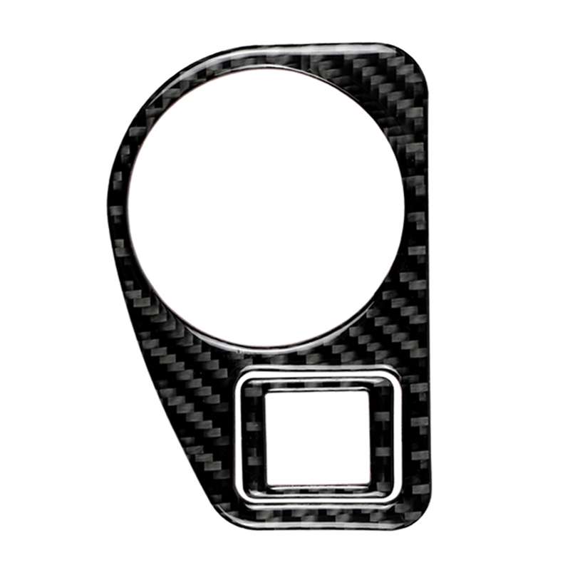 Car Carbon Fiber Headlight Switch Panel Decorative Sticker for Volkswagen Golf 7 2013-2017, Left Dri