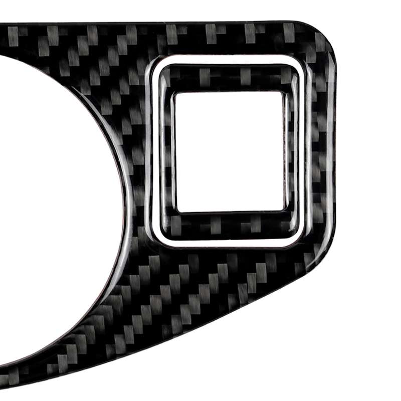 Car Carbon Fiber Headlight Switch Panel Decorative Sticker for Volkswagen Golf 7 2013-2017, Left Dri