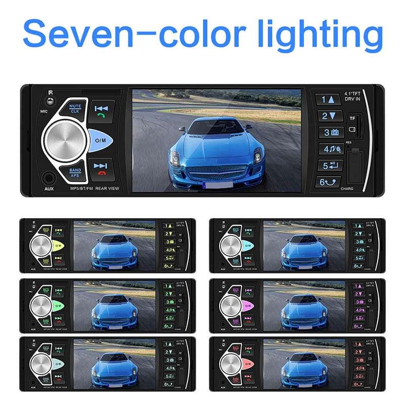 SWM-4022D HD 4.1 inch 12V Universal Car Radio Receiver MP5 Player, Support FM & Bluetooth & TF Card