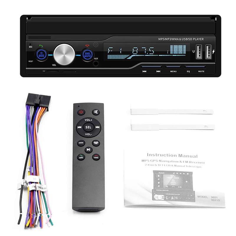 T100 7 inch HD Universal Car Radio Receiver MP5 Player, Support FM & AM & RDS & Bluetooth & Phone Li