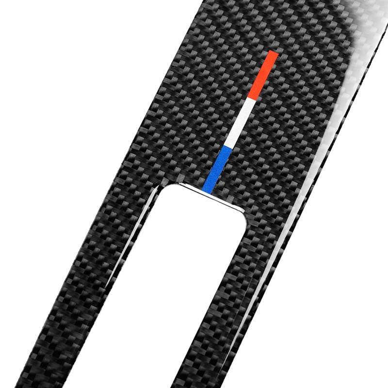 Car USA Color Carbon Fiber Dashboard Decorative Sticker for Ford Mustang 2015-2017, Left Drive