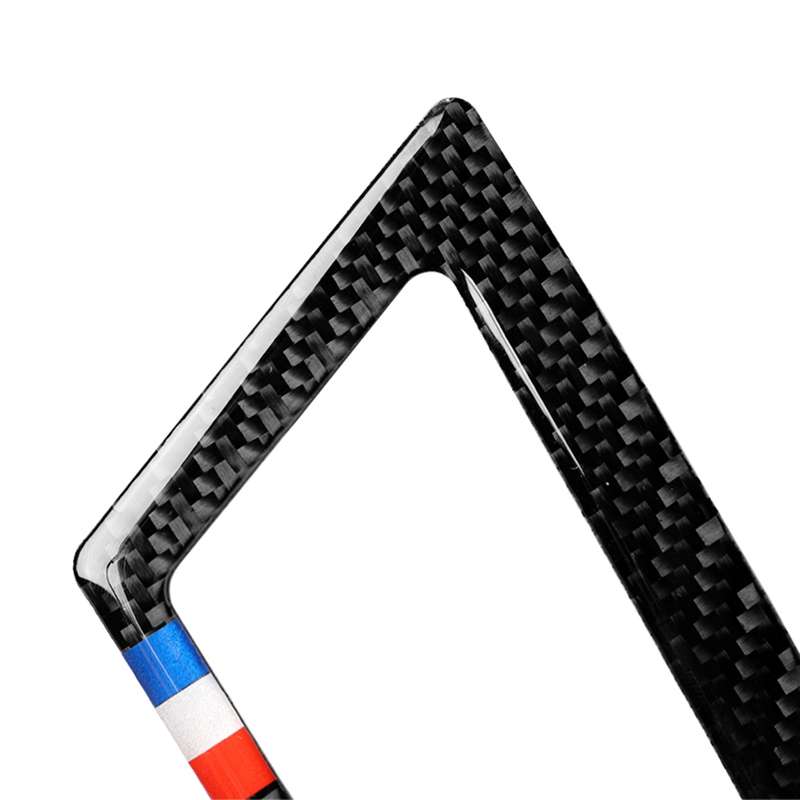 2 PCS Car USA Color Carbon Fiber Side Air Outlet Decorative Sticker for Ford Mustang 2015-2017