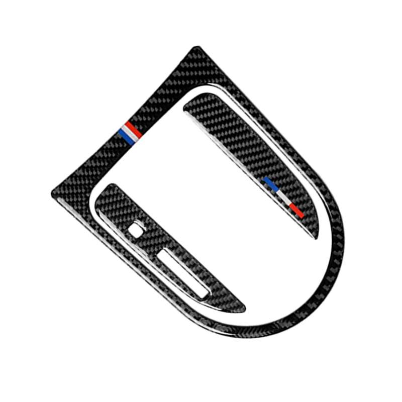 3 PCS Car USA Color Carbon Fiber Gearshift Panel Frame Decorative Sticker for Ford Mustang 2015-2017