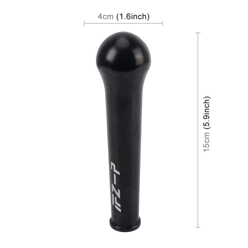 Universal Car Modified Shifter Lever Cover Manual Automatic Gear Shift Knob, Size: 15*4cm(Black)