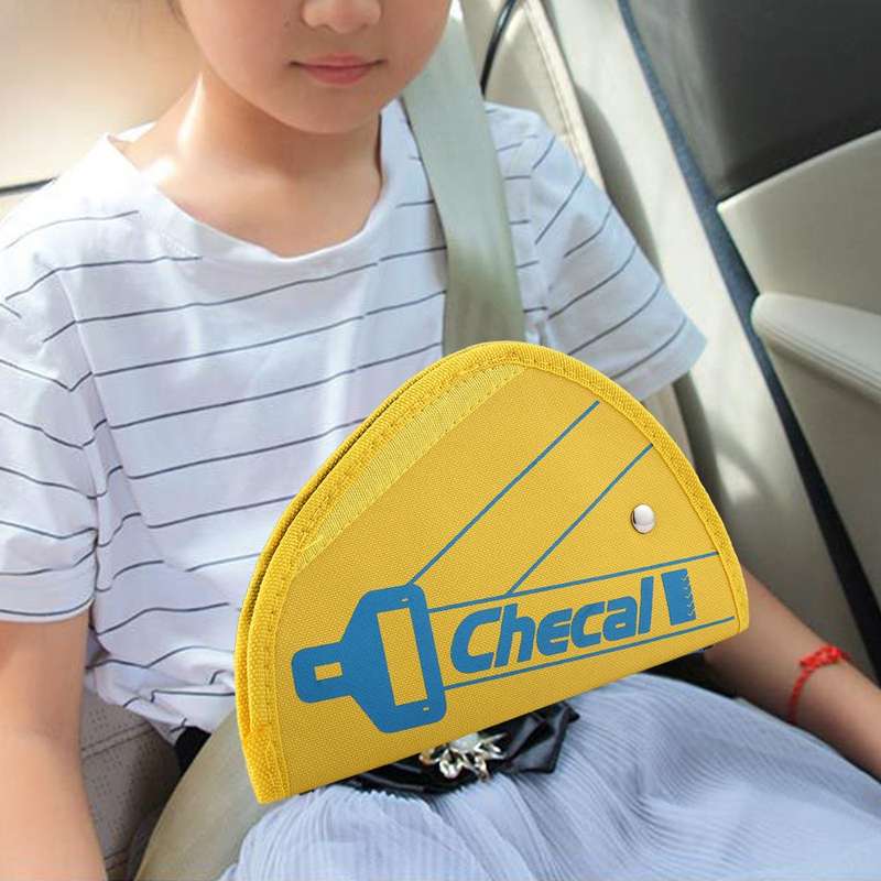 Car Safety Cover Strap Adjuster Pad Harness Seat Belt Adjuster, Random Color Delivery