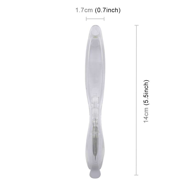Car Vehicle Fiber Vinyl Film Sticker Wrap Safety Cutter Cutting Styling Wrap Tool(Transparent)