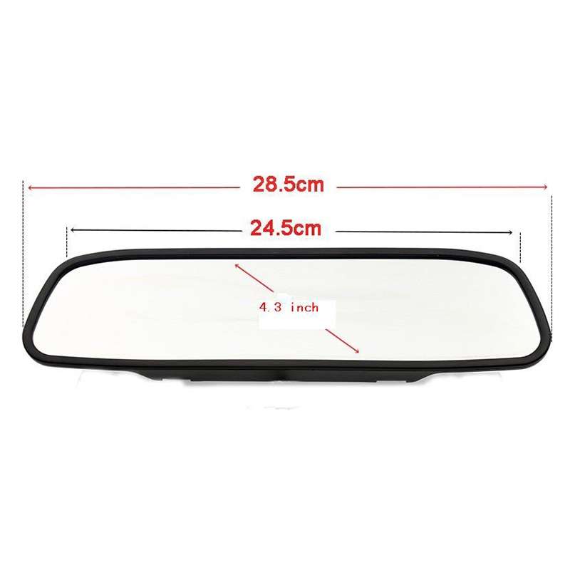 PZ-705 4.3 inch TFT LCD Car Rear View Mirror Monitor for Car Rearview Parking Video Systems
