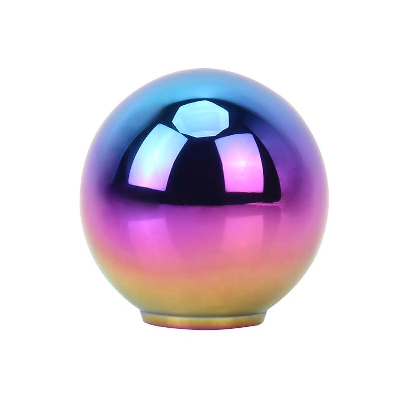 Universal Vehicle Car Gradient Blue Screwed Shifter Cover Manual Automatic Aluminum Gear Shift Knob