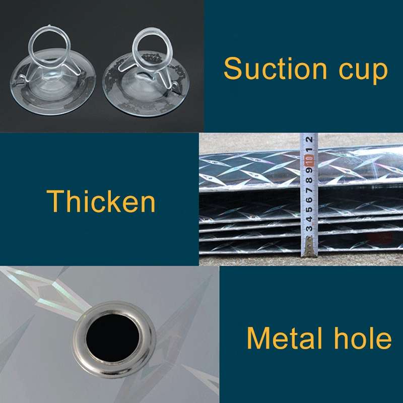 Sun Shade Three Compartments Car Windshield Visor Cover Block Front Window Sunshade UV Protect, Size