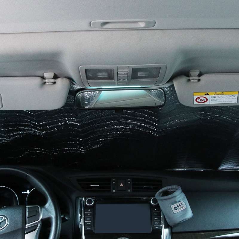 Sun Shade Three Compartments Car Windshield Visor Cover Block Front Window Sunshade UV Protect, Size